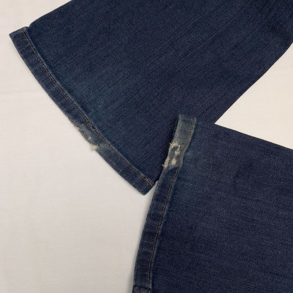 Nautica bootcut jeans ropes boating pants women's 6x28 embroidered 5 pockets - Picture 12 of 16